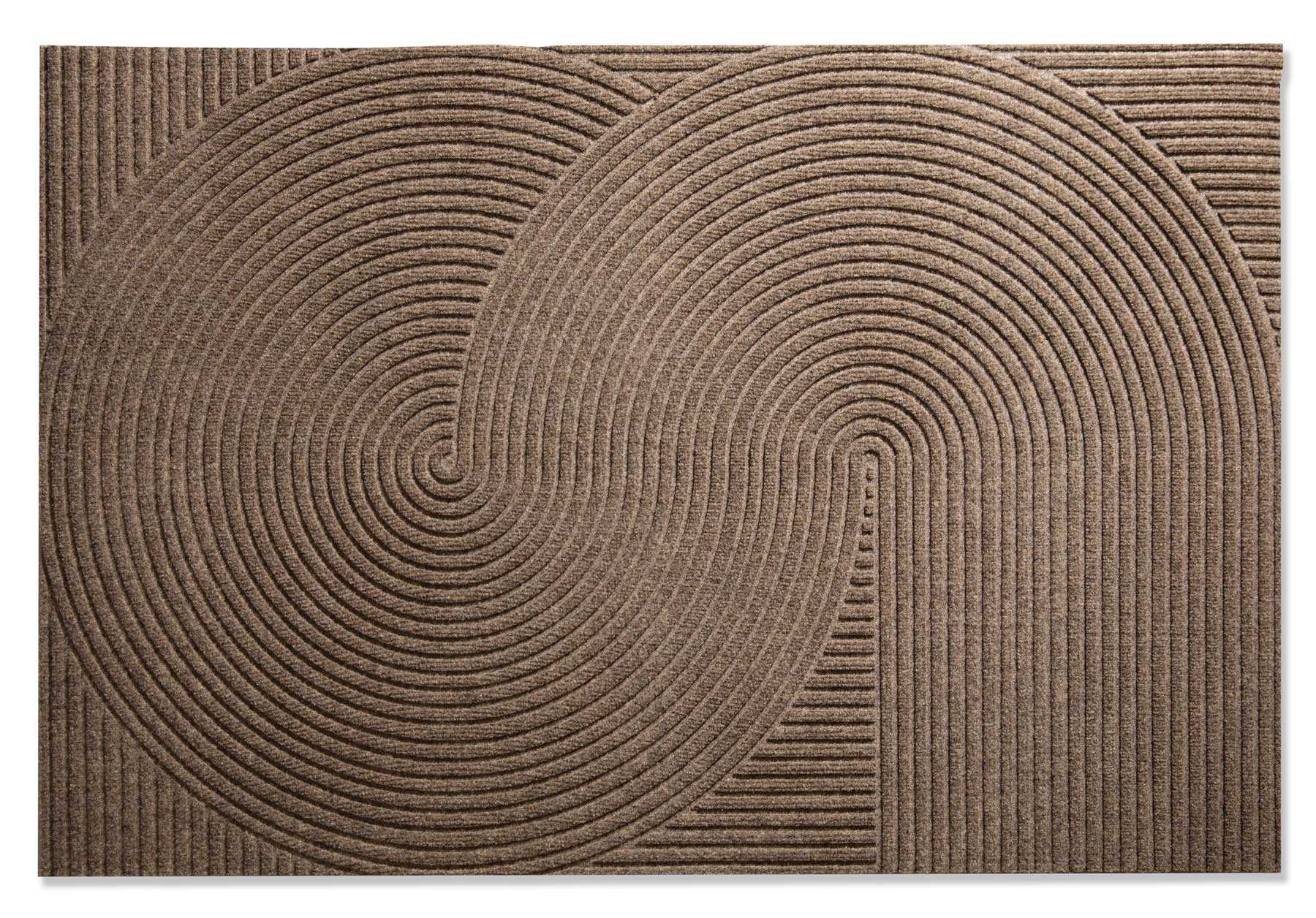 Wohnmatte 85 x 130 cm Sand sand randlos