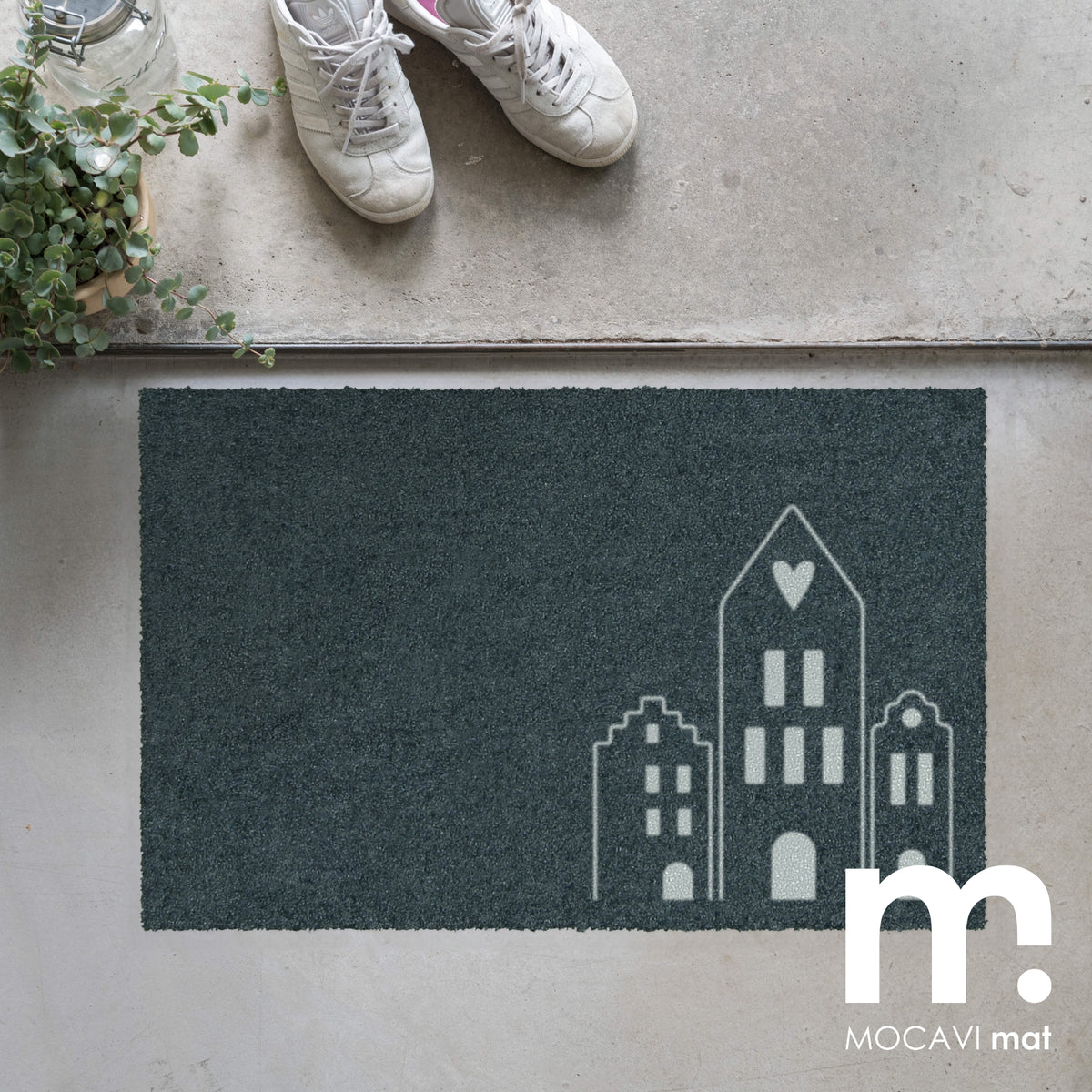 Fußmatte 45x70 Mat hygge anthrazit
