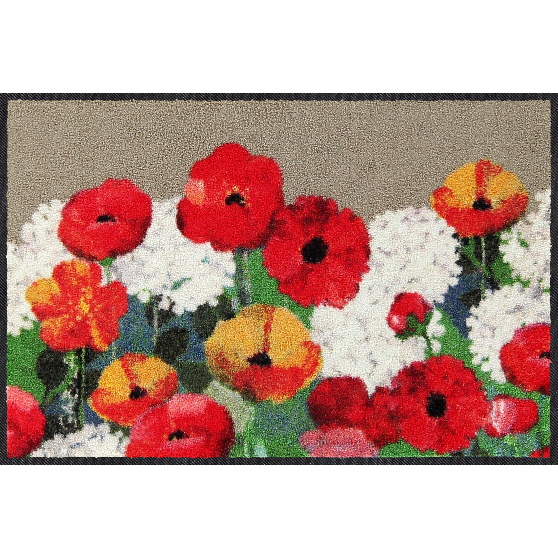 Fußmatte 50 x 75 cm Gabilas Fiori mehrfarbig