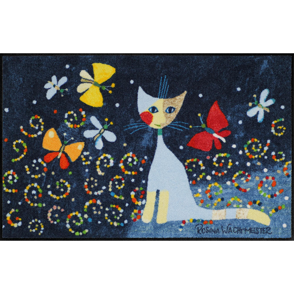Fußmatte 50x75 Rosina Wachtmeister Danza Delle Farfalle blau
