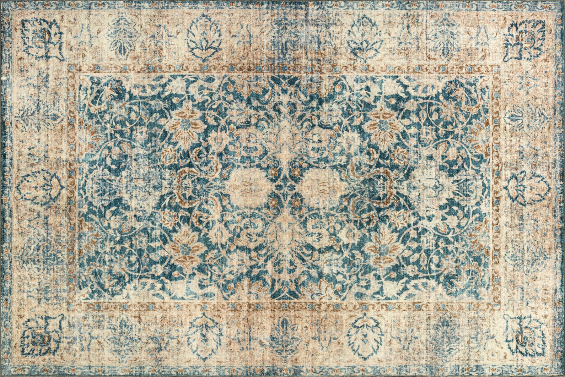 Teppich 120x180 Aven blau