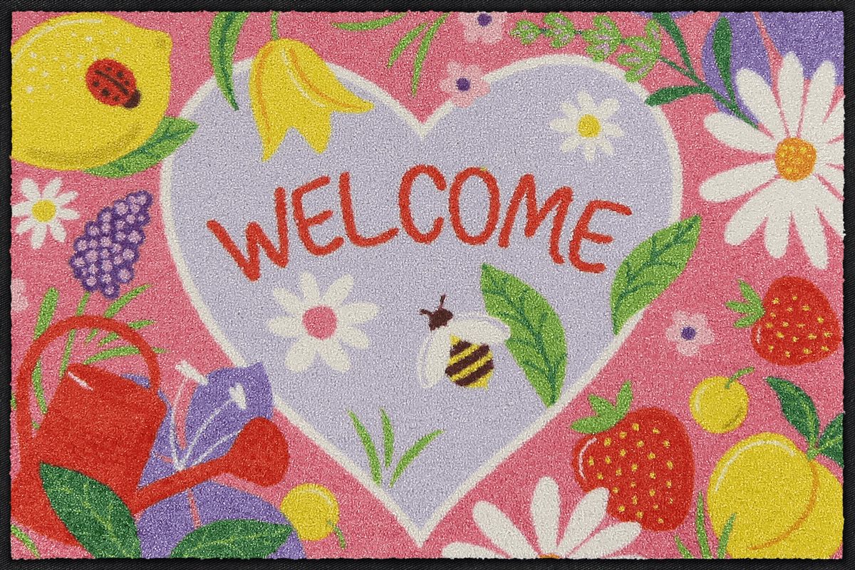 Fußmatte 50x75 Astrids Garden pink