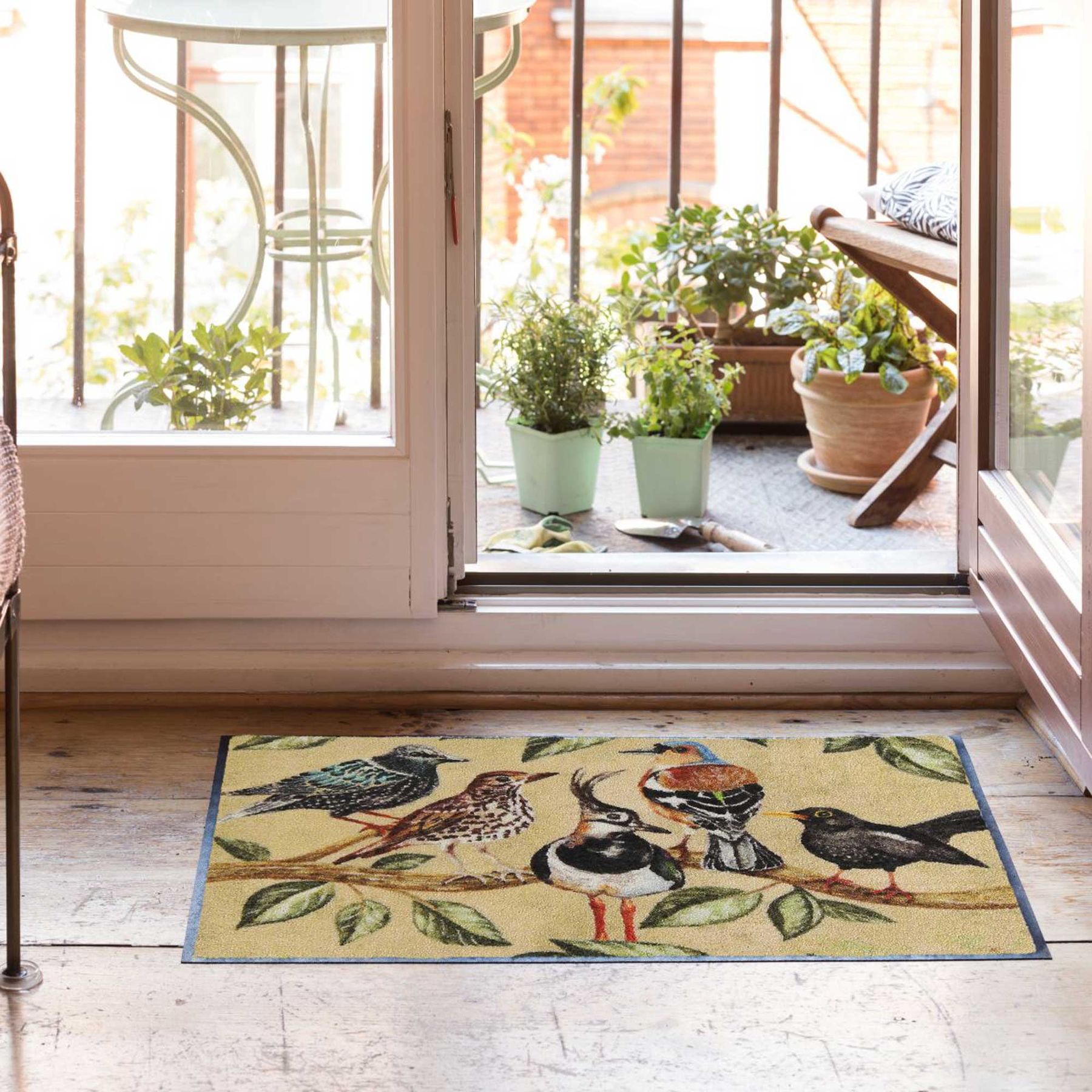 Fußmatte 50x75 Bird Song beige