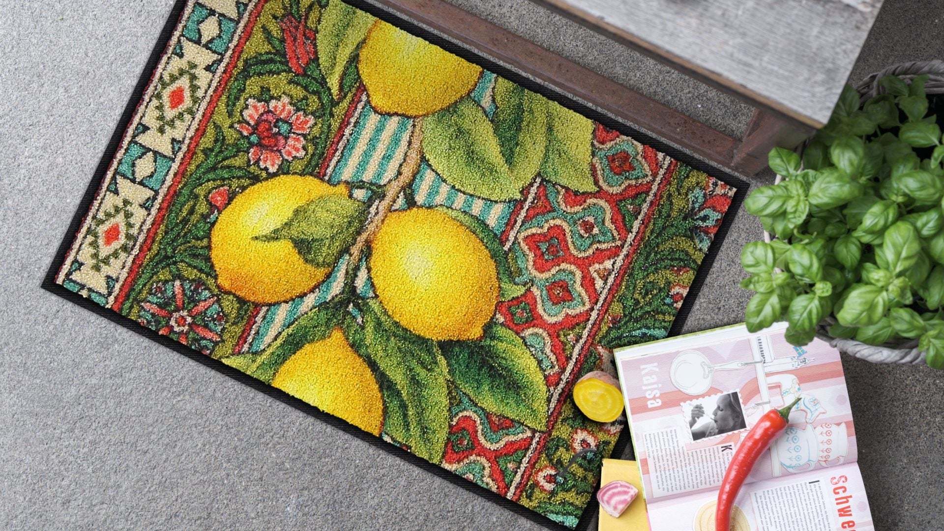 Eingangsmatte 40x60 Doni Preziosi Gelb