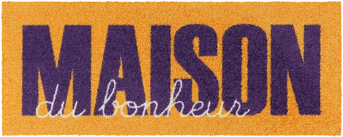 Fußabtreter klein 30x75 Maison Type orange-violet