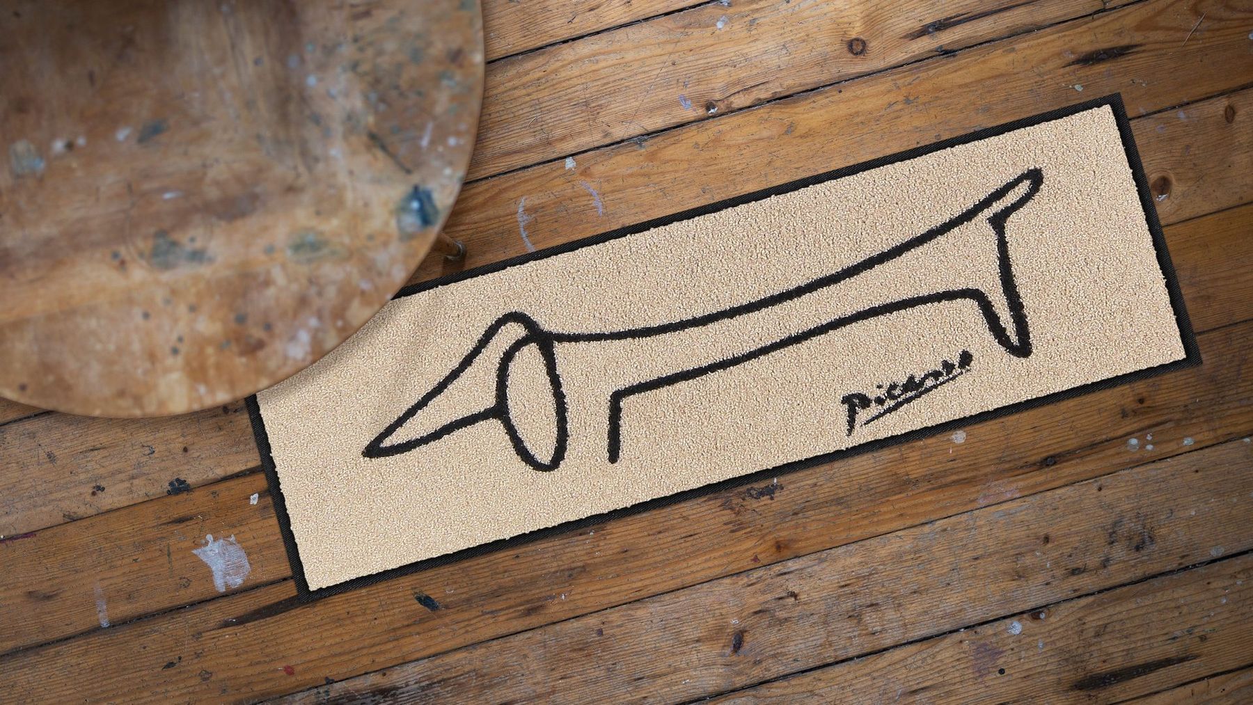 Fußabtreter klein 30x75 Picassos Dackel