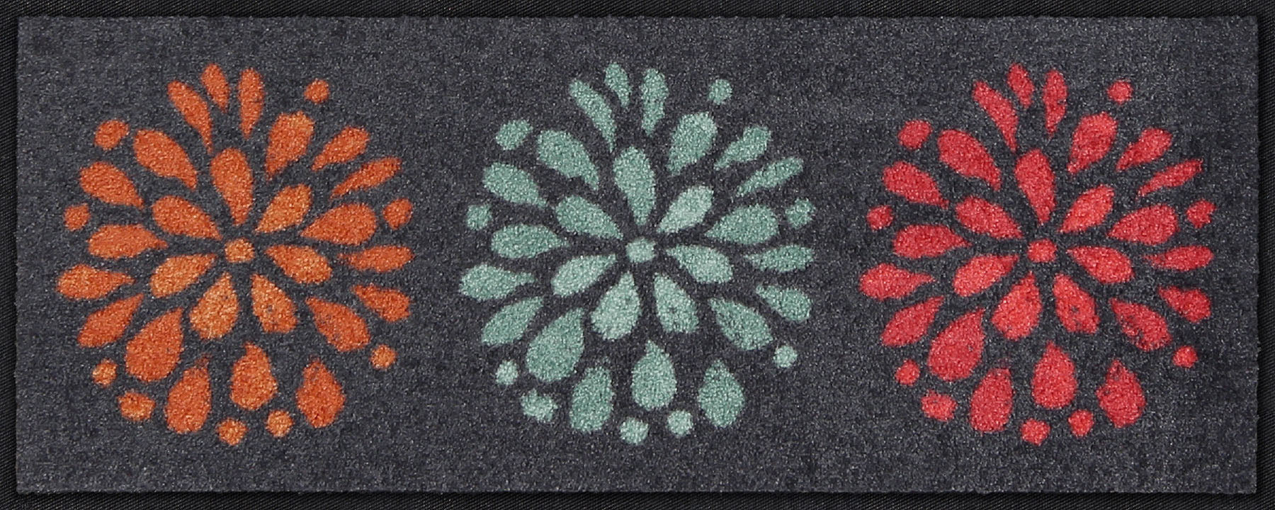 Fußabtreter klein 30x75 Fireworks colourful