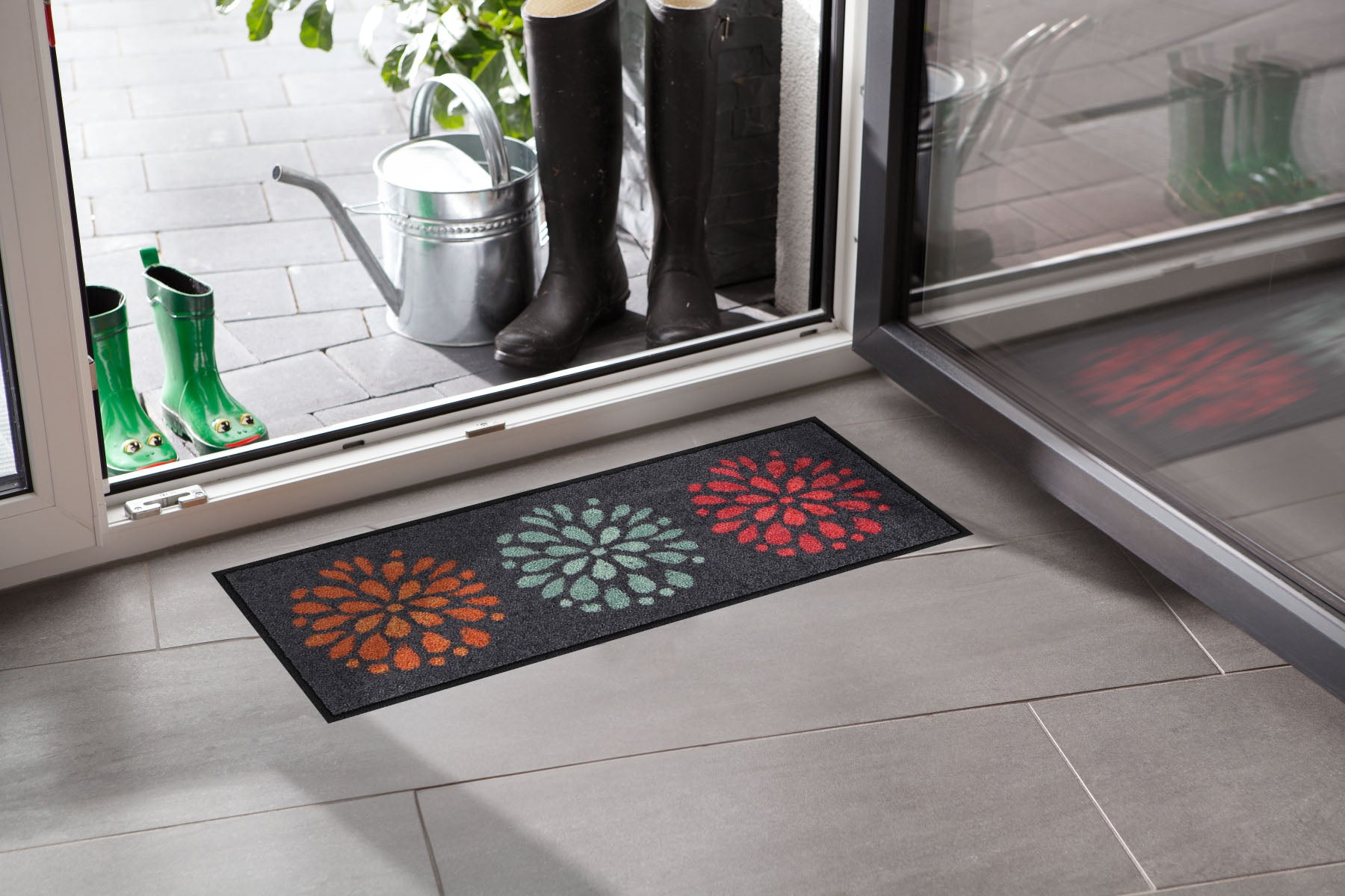 Fußabtreter klein 30x75 Fireworks colourful