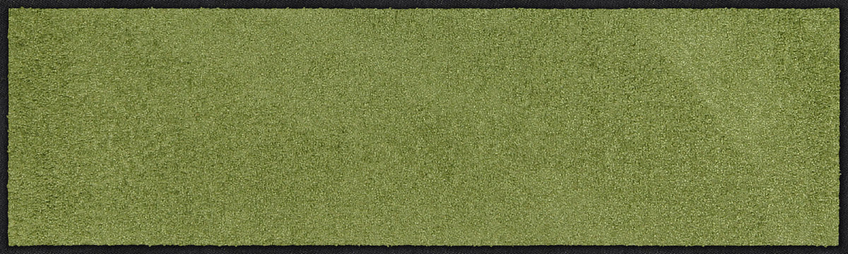 Läufer klein 30x100 Uni Salbei grün