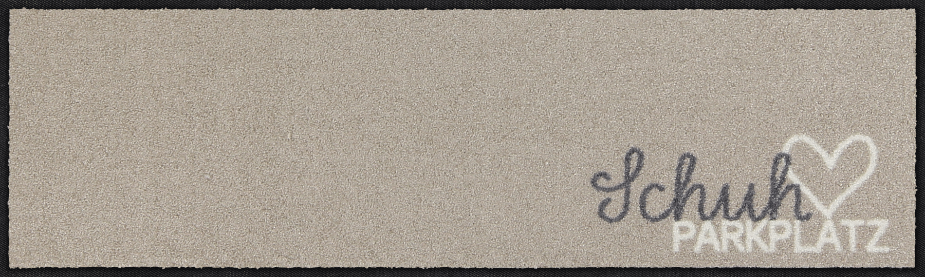 Läufer klein 30x100 Schuhparkplatz pur taupe taupe