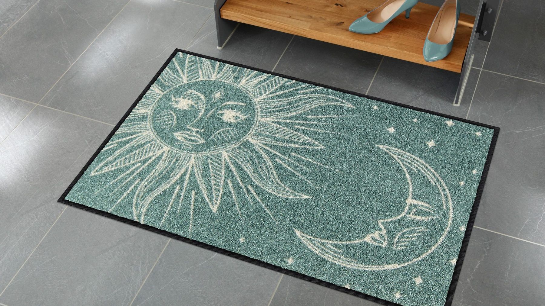 Fußmatte 50x75 Heaven's Gate grün