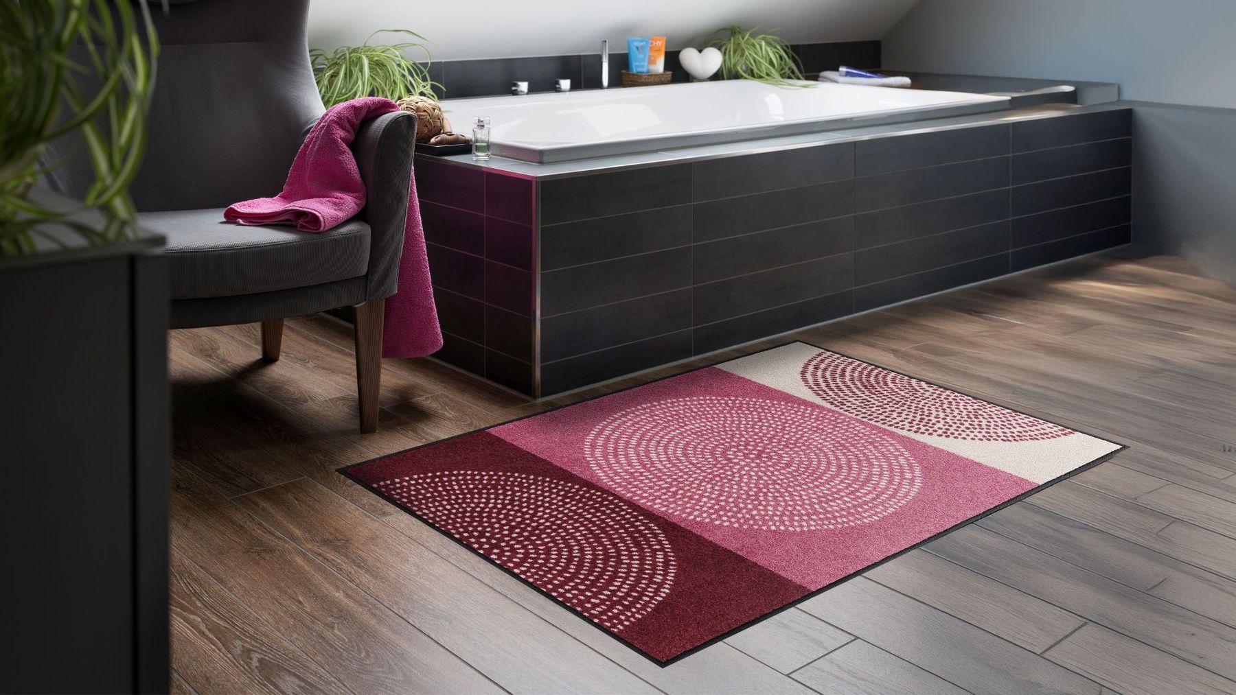 Fußmatte 075x120 Nestor rose