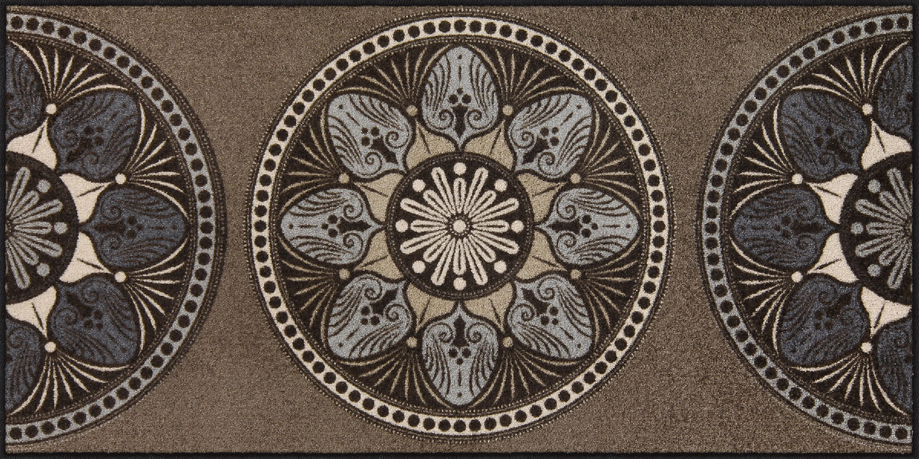 Wohnmatte 75x150 Yara taupe taupe