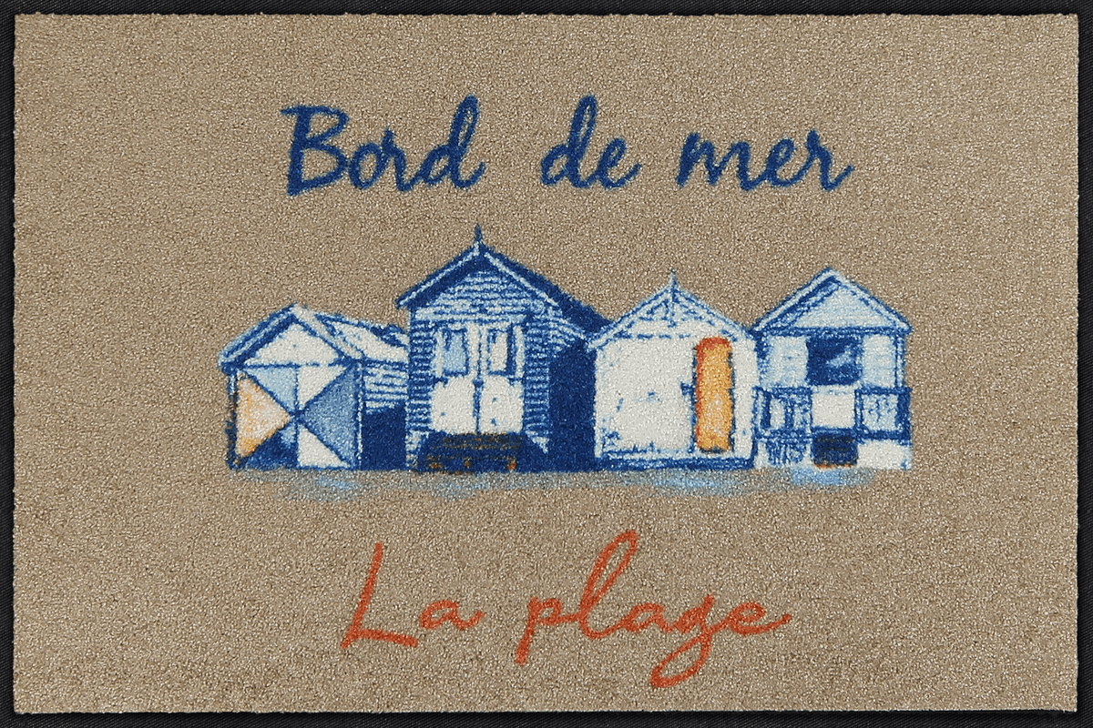 Fußmatte 50x75 Bord de Mer blau
