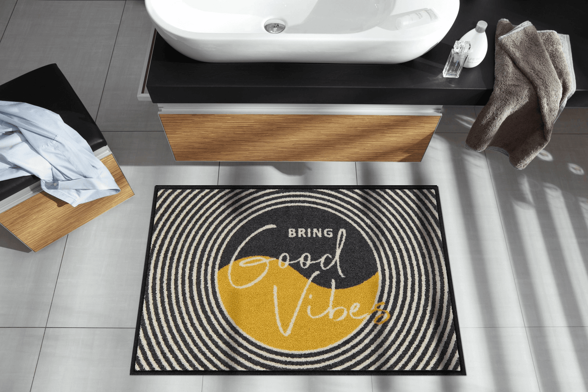 Fußmatte 50x75 Good Vibes grau