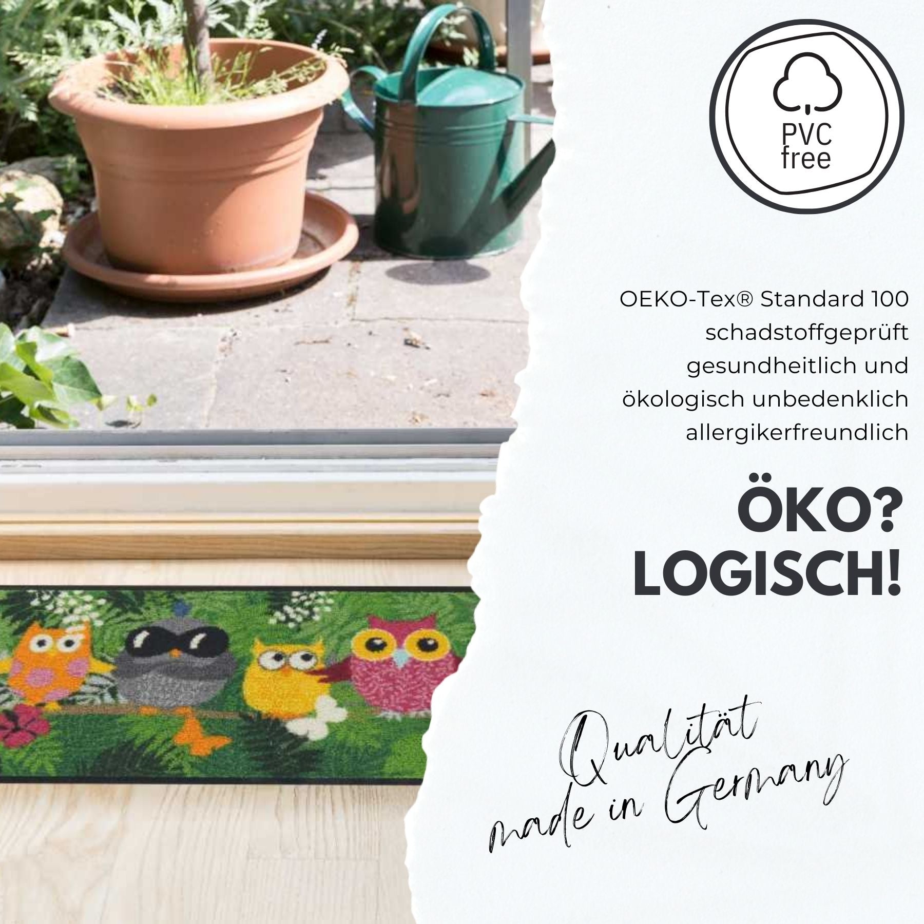 Fußmatte 50 x 75 cm Winter is Here beige