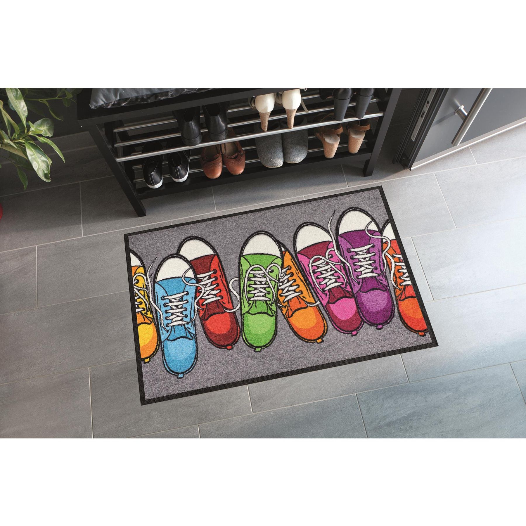 Sneaker Turnschuh Fußmatte Eingansmatte