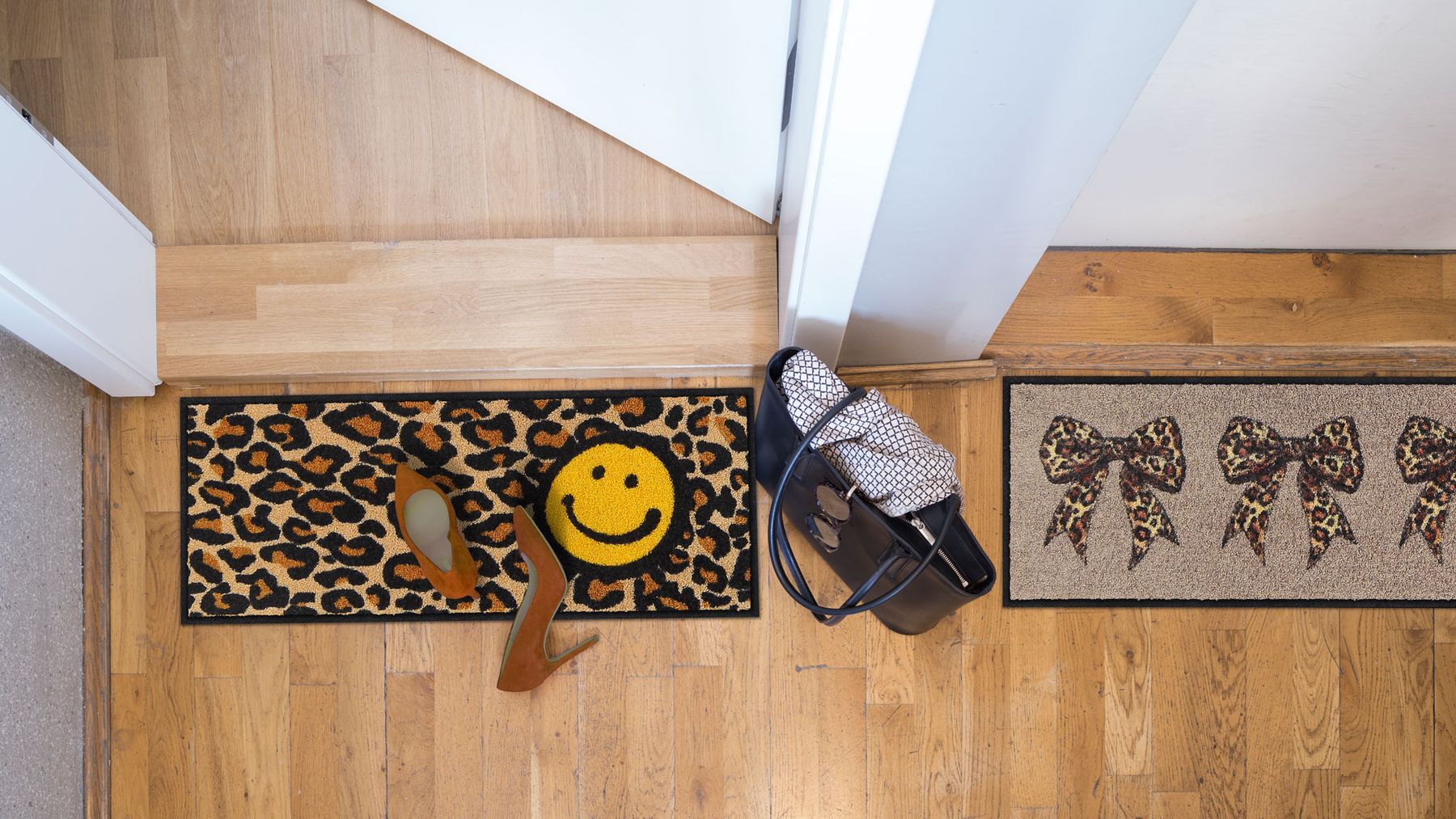 Fußmatte Smile leo-yellow 030x075