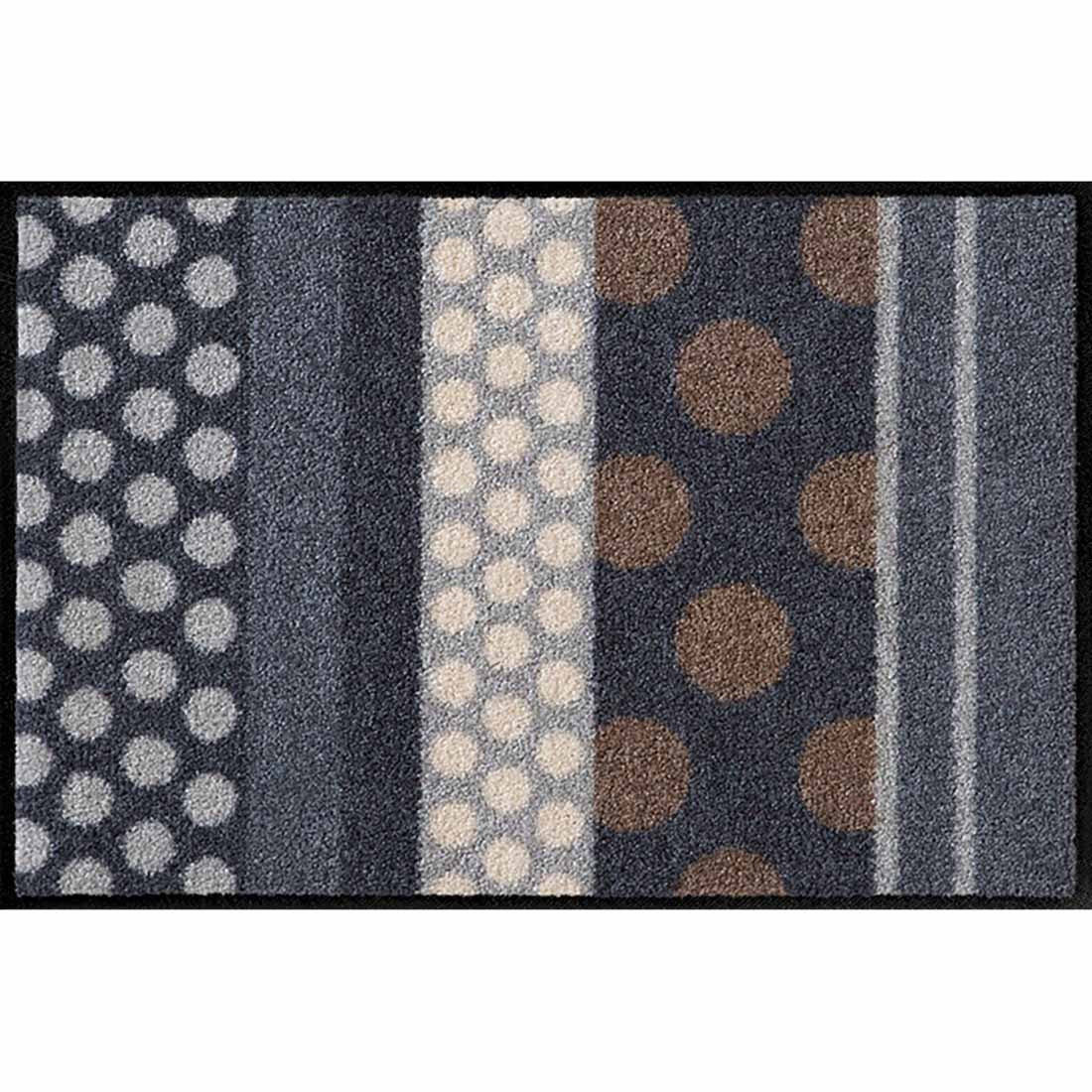 Fußmatte 75x120 Glamour Dots Grau grau