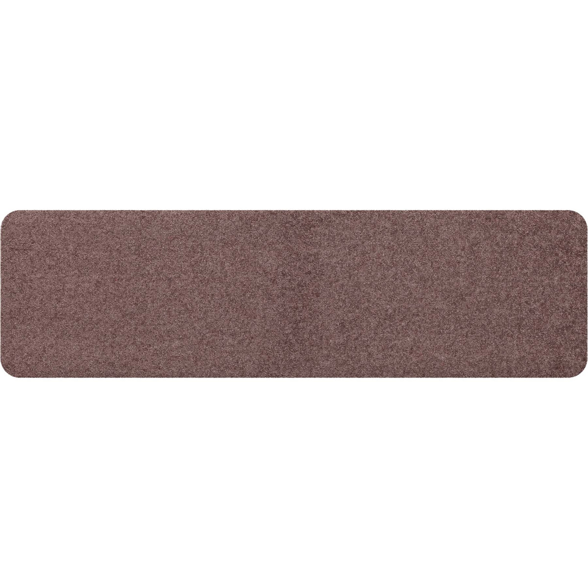 Läufer klein 30x100 Uni Nougat braun
