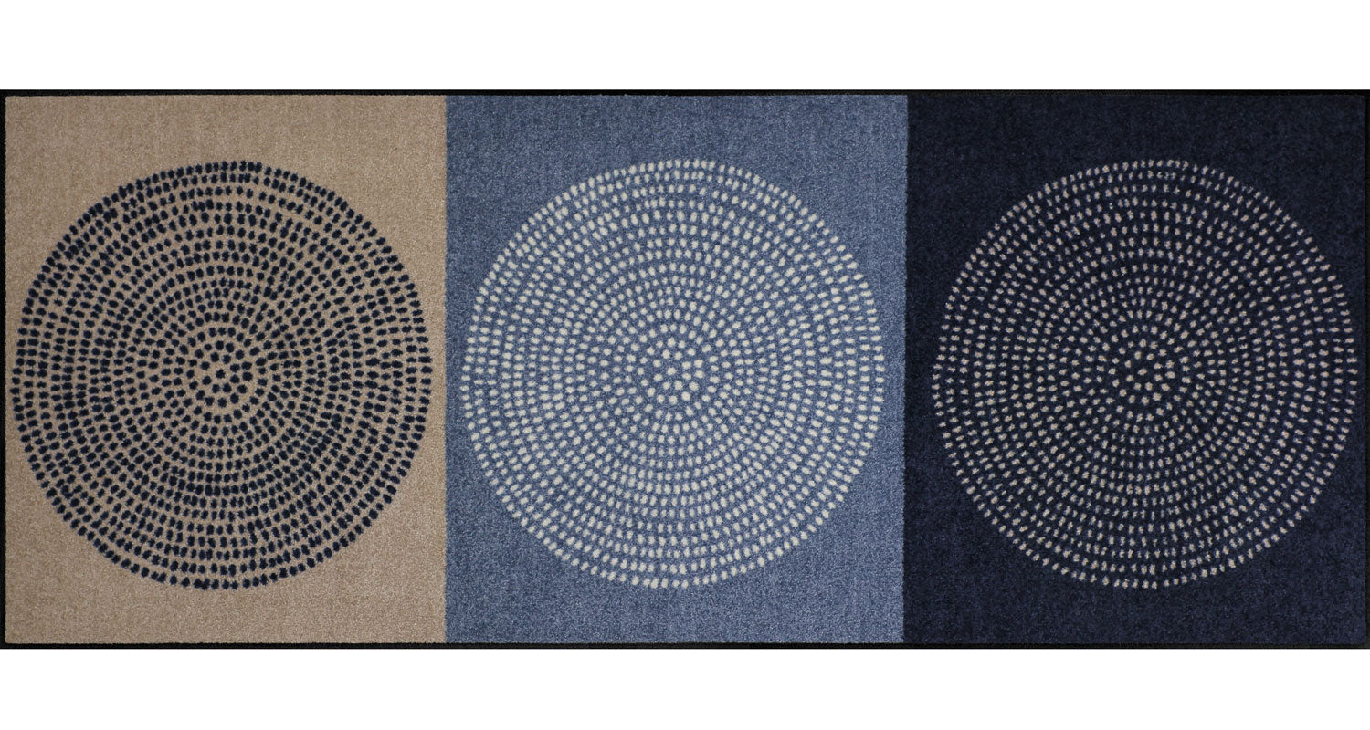 Teppichläufer 75x190 Nestor Denim blau