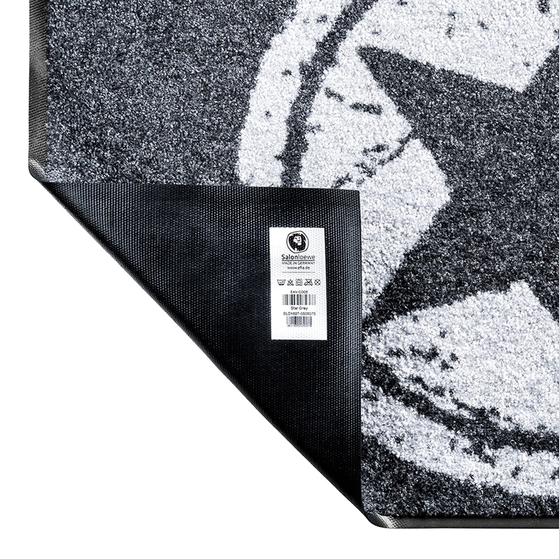 Fußmatte 75x120 Tabuk Black & White schwarz