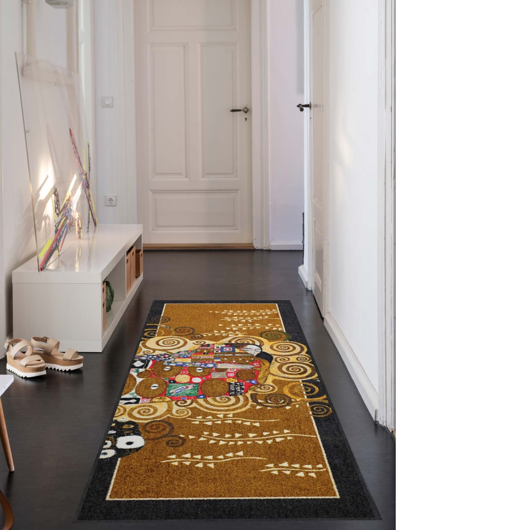 Teppichläufer 75x190 Die Erfüllung Melange braun