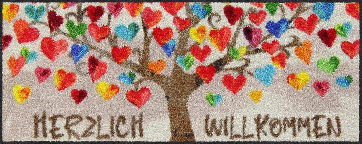 Fußabtreter klein 30x75 Herzbaum