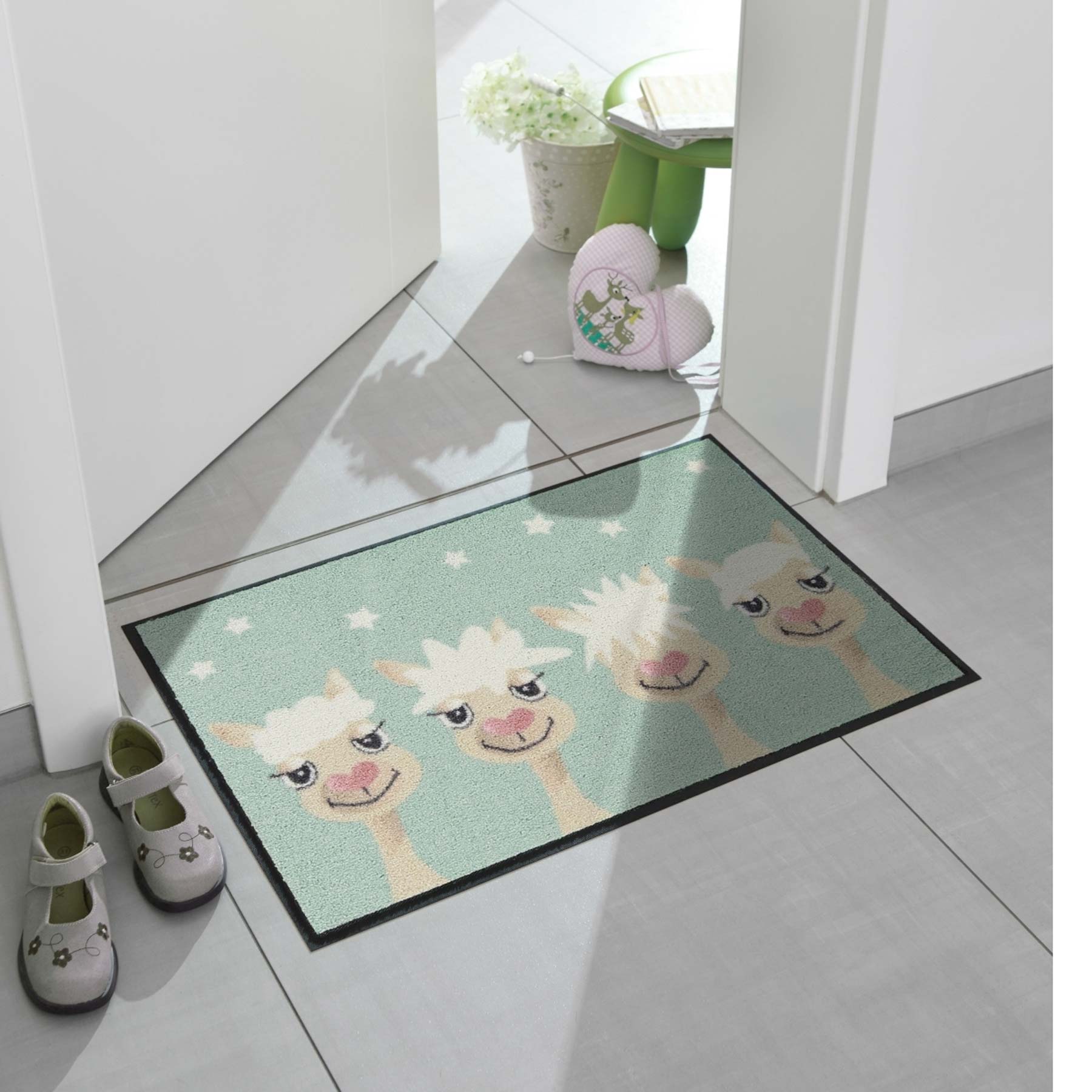 Fußmatte 50x75 Perfect Hair Day grün