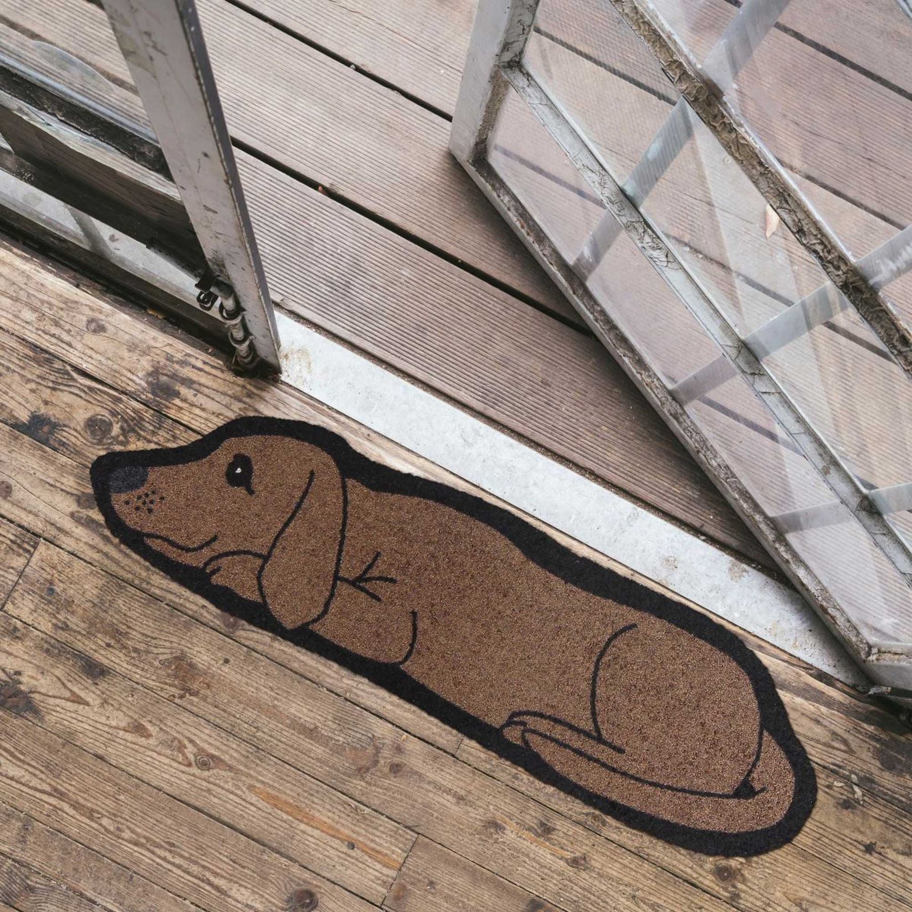 Läufer klein 27x100 Shape Dog braun