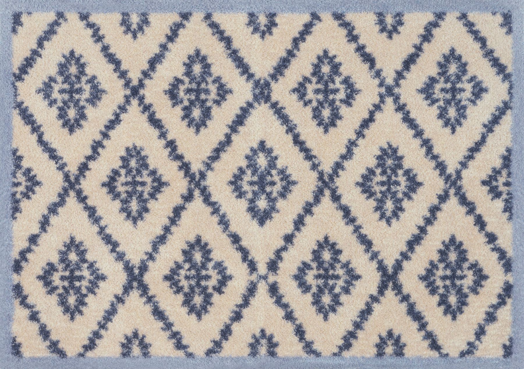 Fußmatte 60x85 Caraway Neutral blau