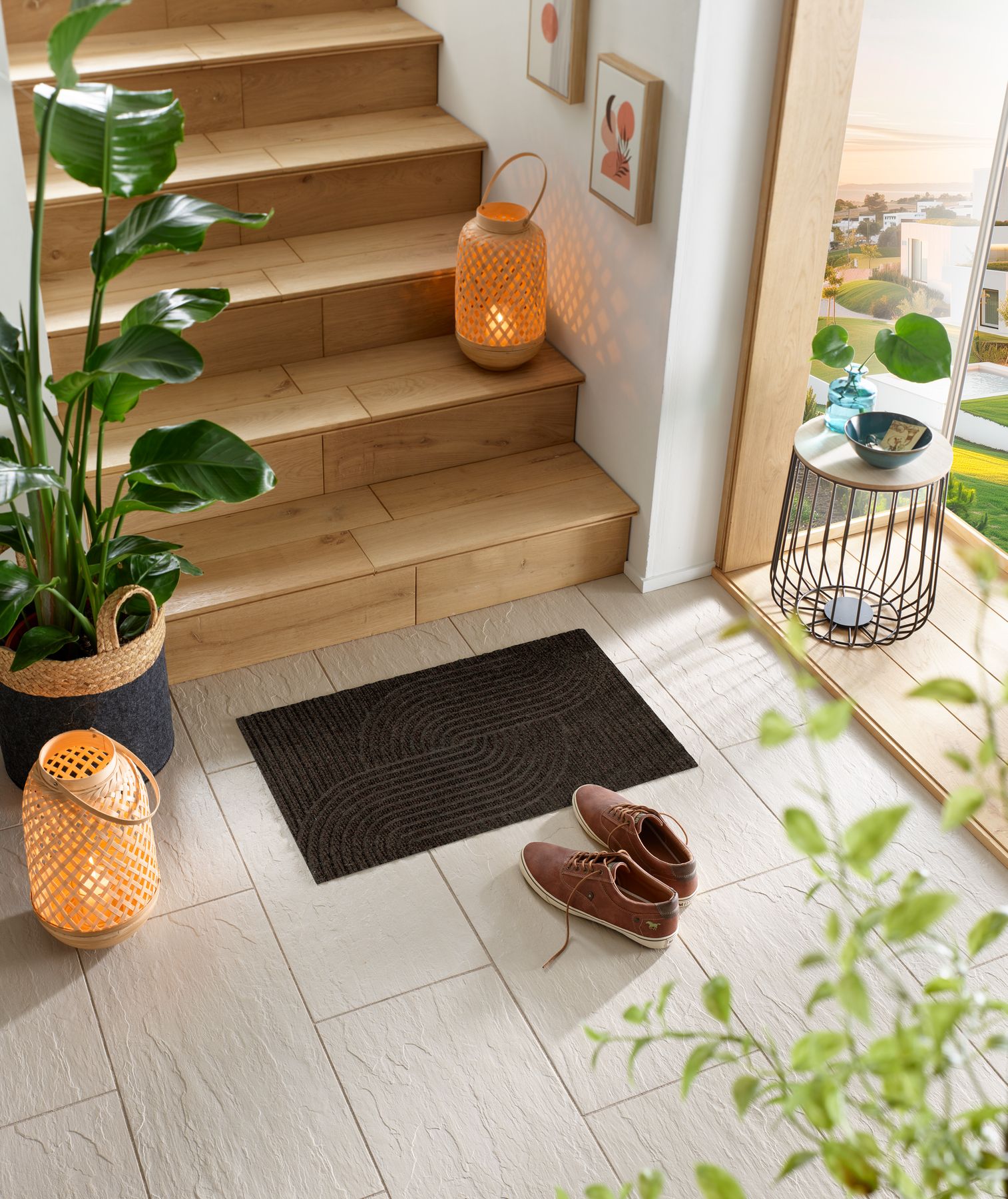 Fußmatte 45x75 Dune Loop dark brown