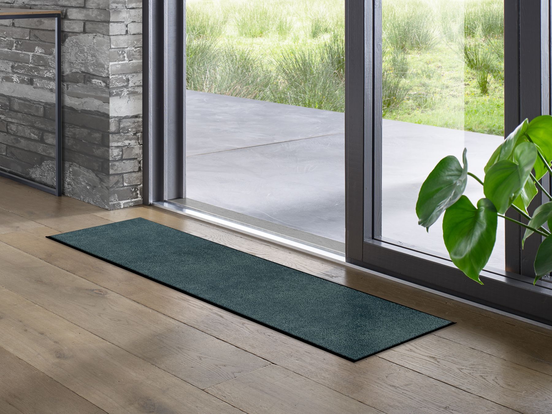 Fußabtreter klein 35x120 Denim Blue blau