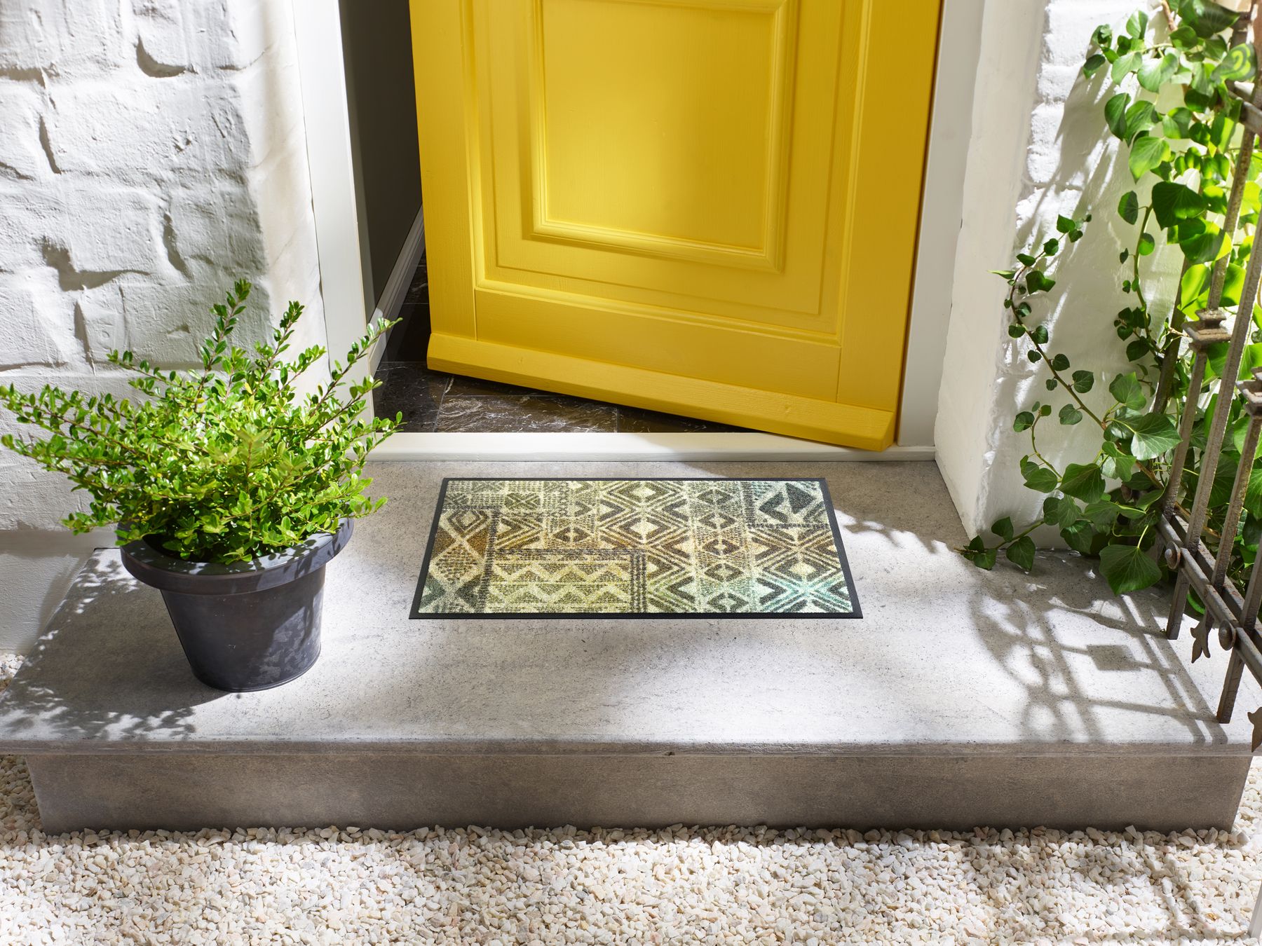 Fußmatte 40x60 Aztec Nomad grün