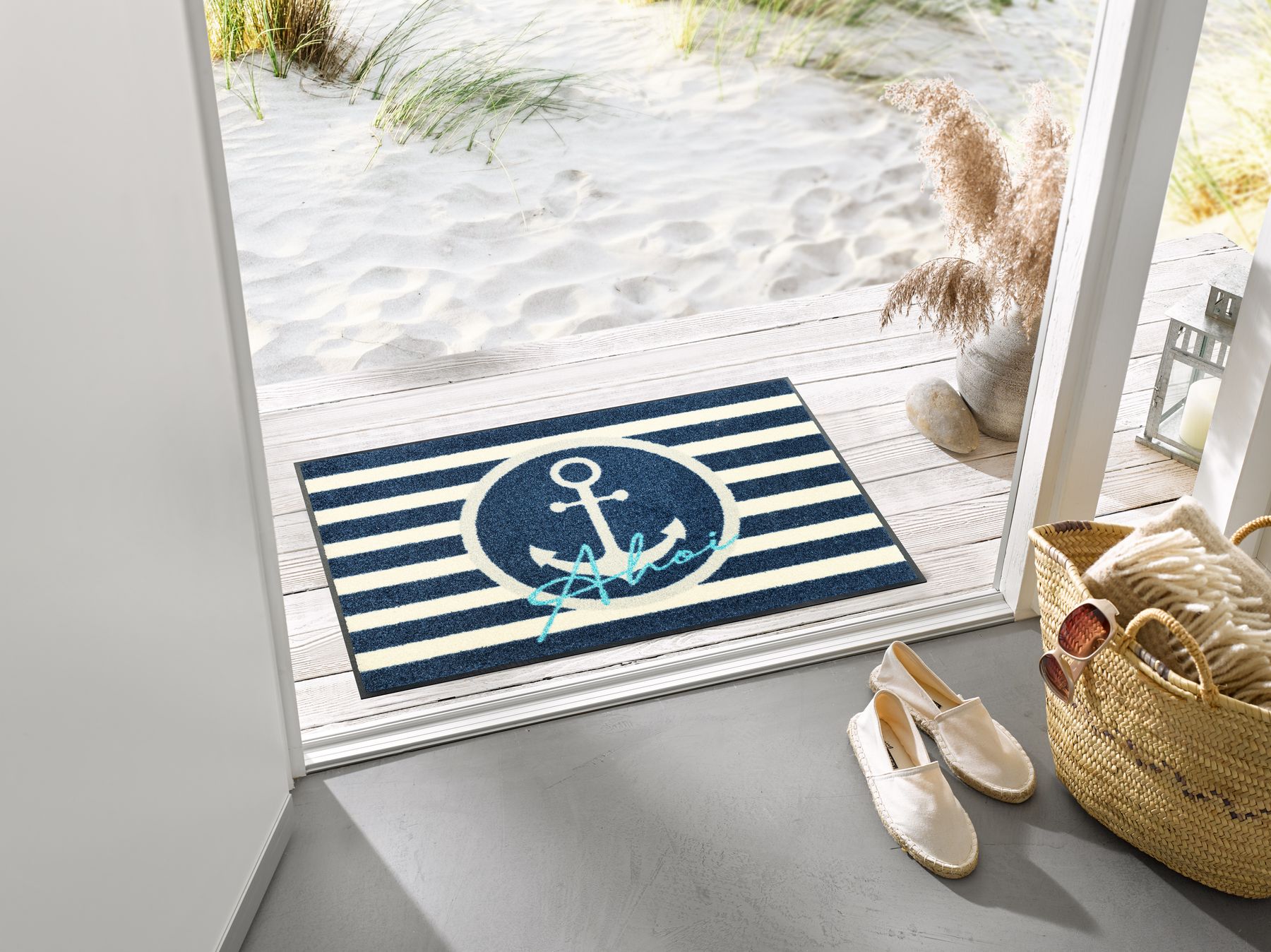 Fußmatte 50x75 Anchor Port braun