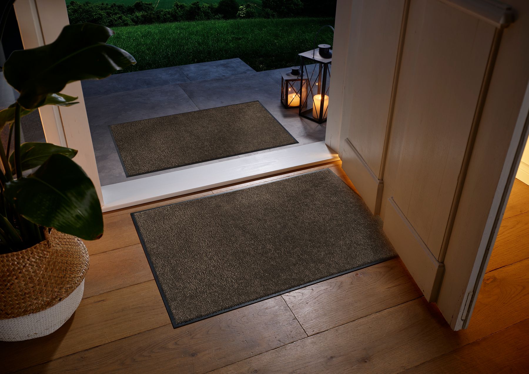 Fußmatte 50x75 Espresso Brown braun