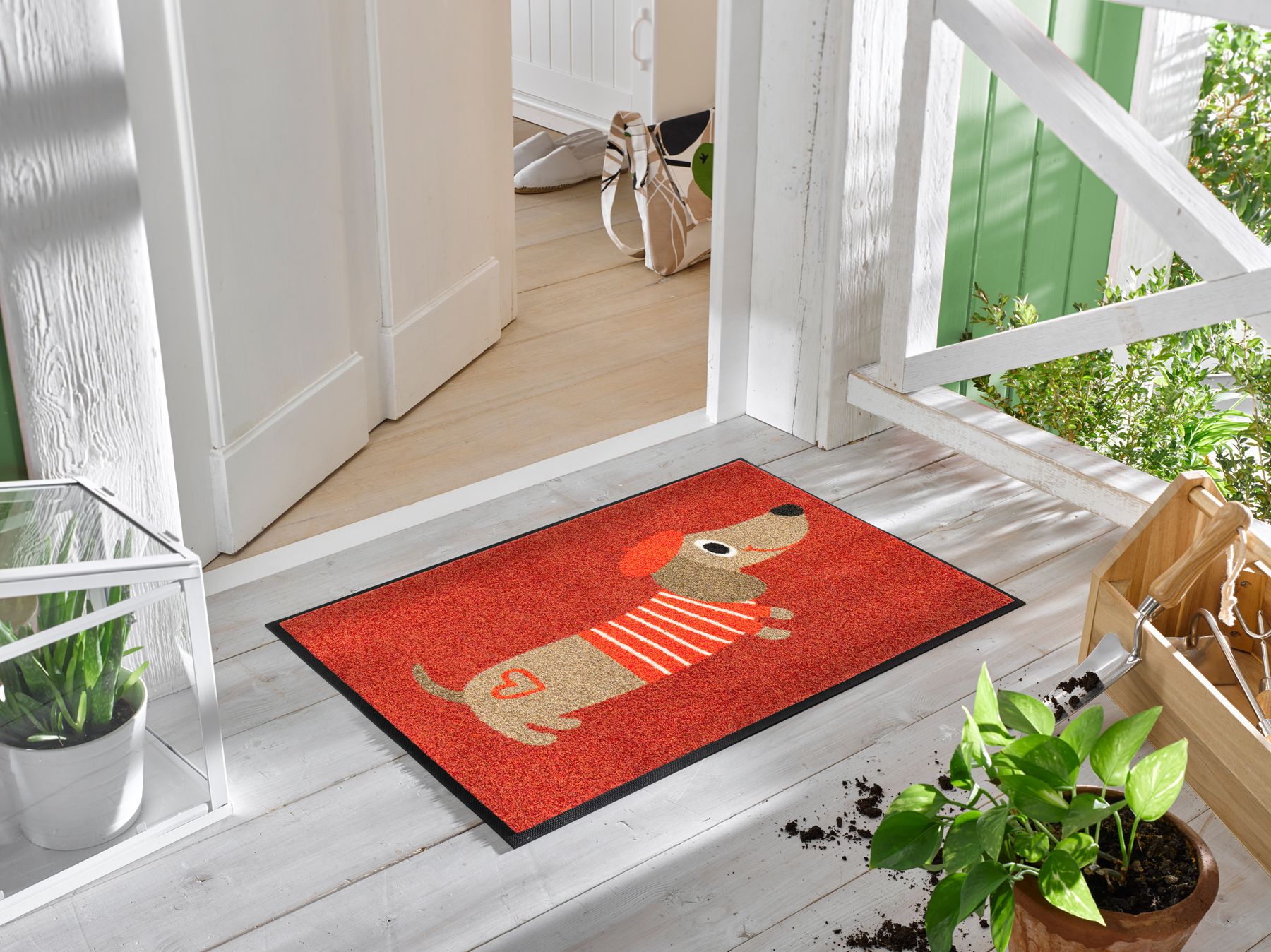 Fußmatte 50x75 Monsieur Chien gelb