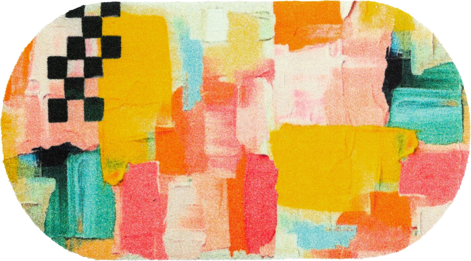 Fußmatte 50x90 Paintshape gelb