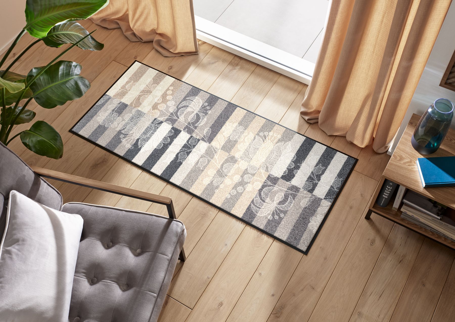 Läufer 60x140 Botanica Shadow grau