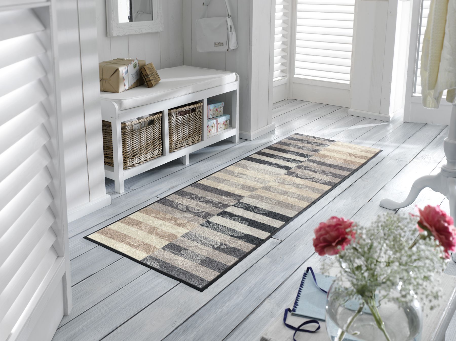 Teppichläufer 60x180 Botanica Shadow grau