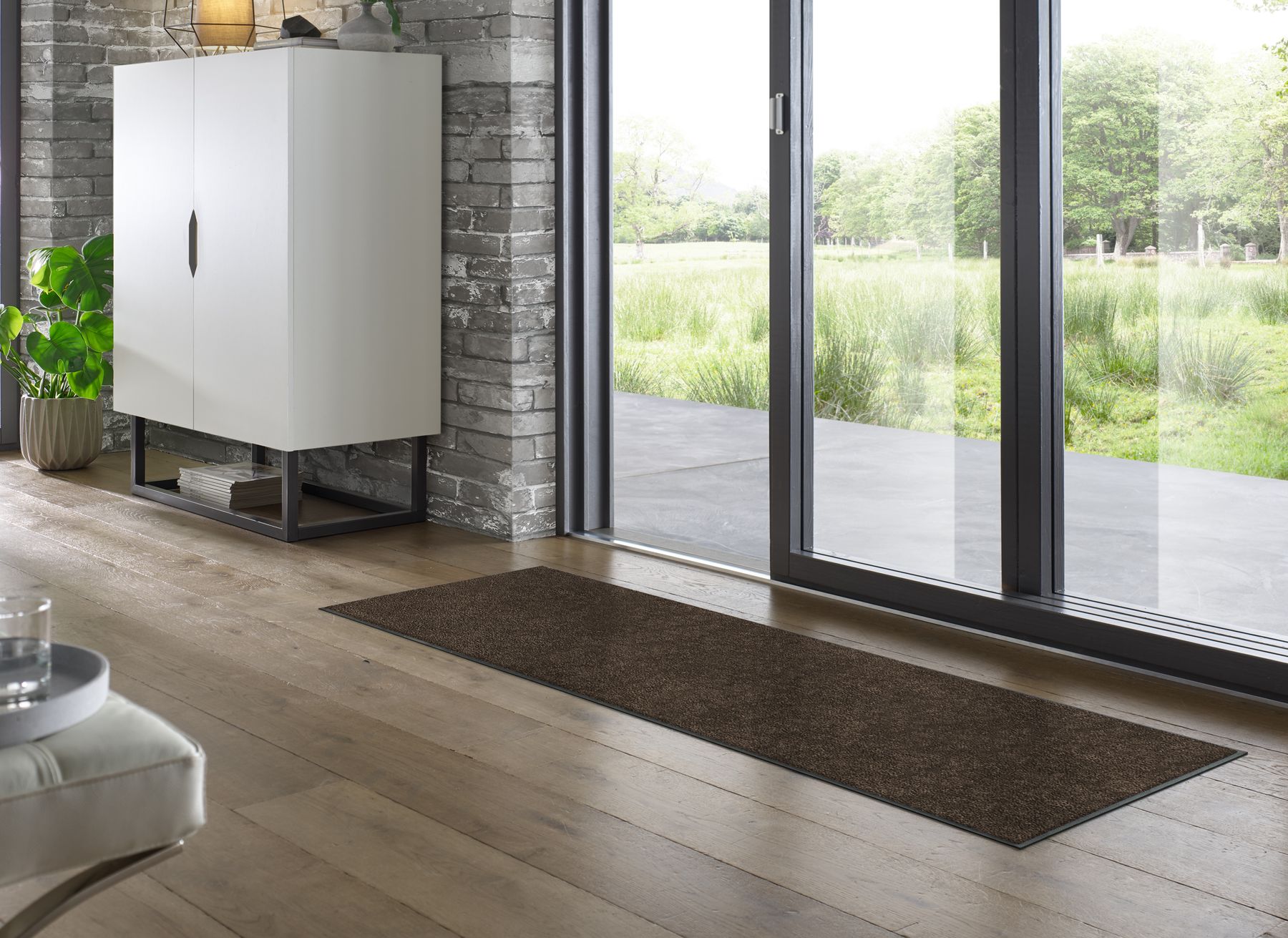 Teppichläufer 60x180 Espresso Brown braun