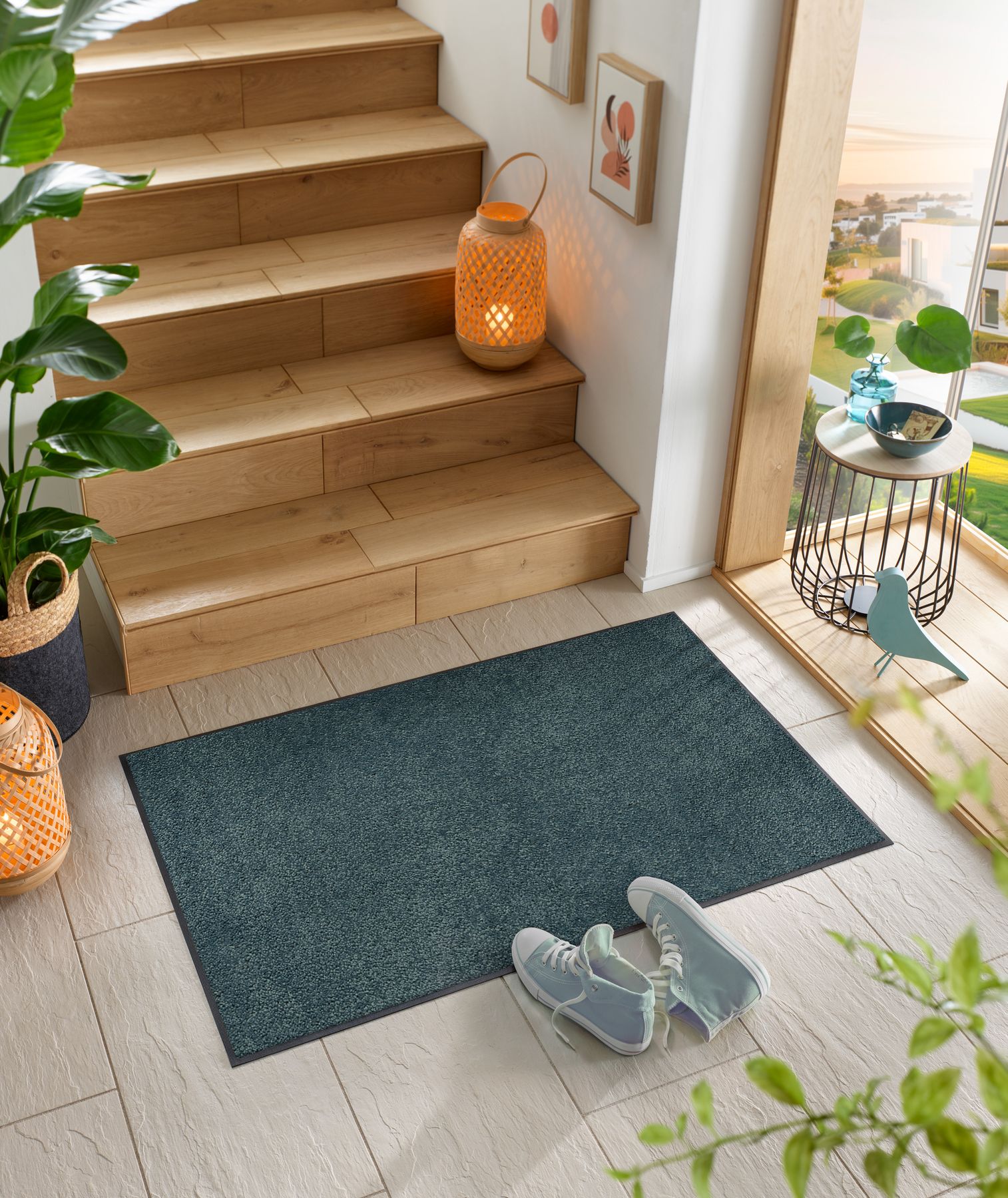 Fußmatte 75x120 Denim Blue blau