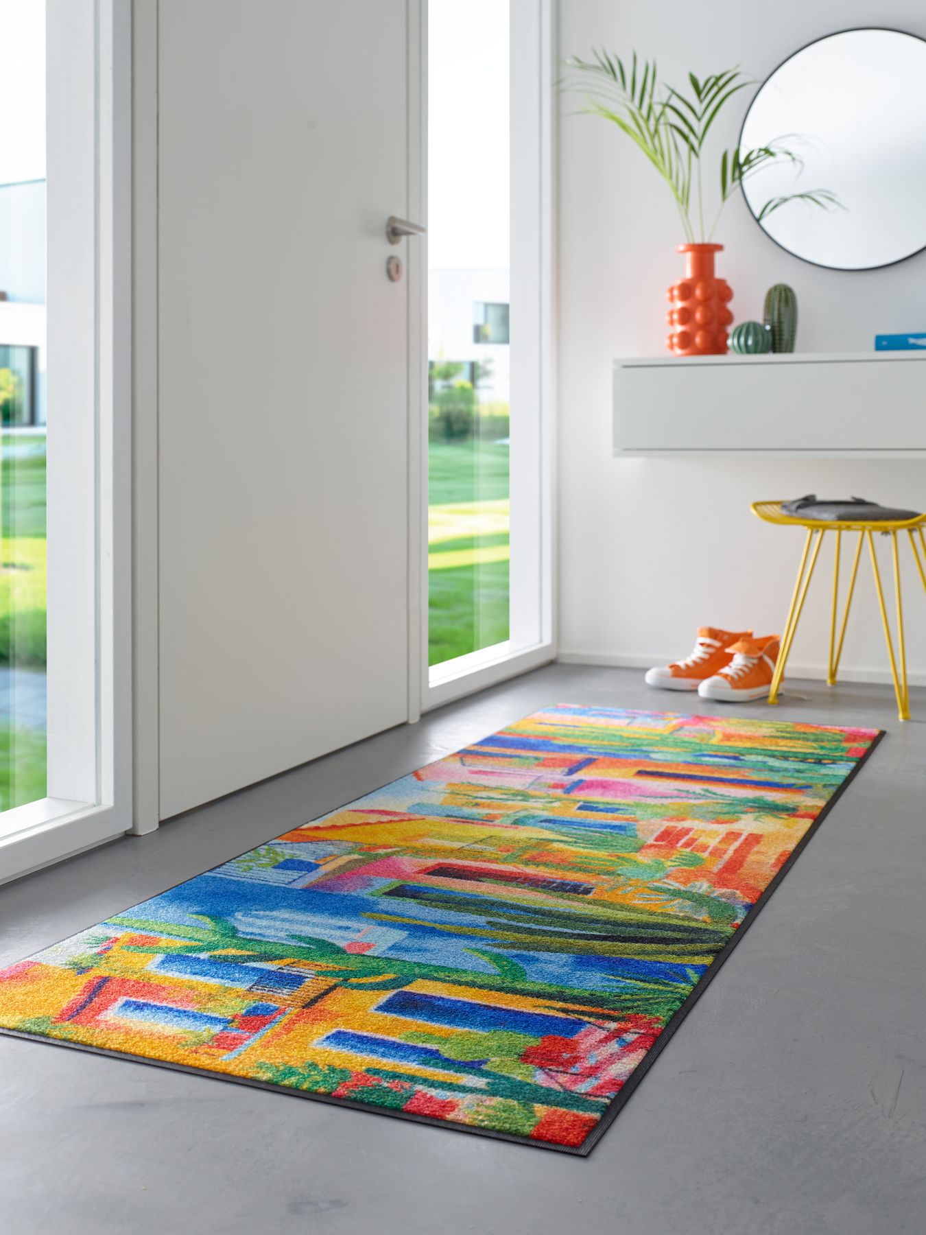 Läufer 75x190 Casas de Colores lila