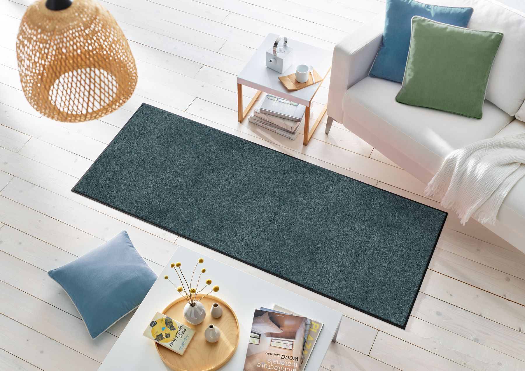 Läufer 75x190 Denim Blue