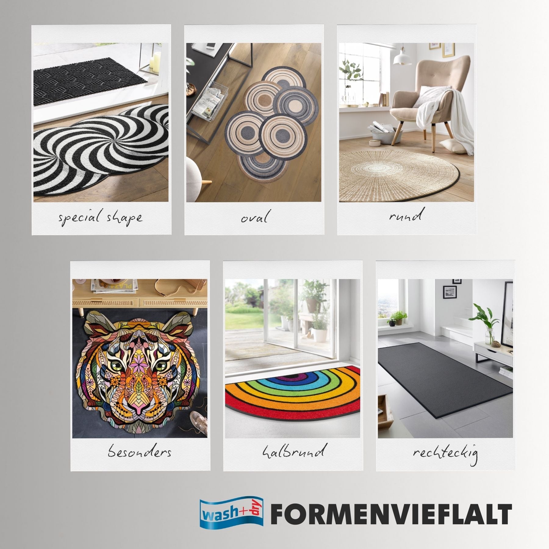 Fußmatte 50x75 Family @ Home anthrazit