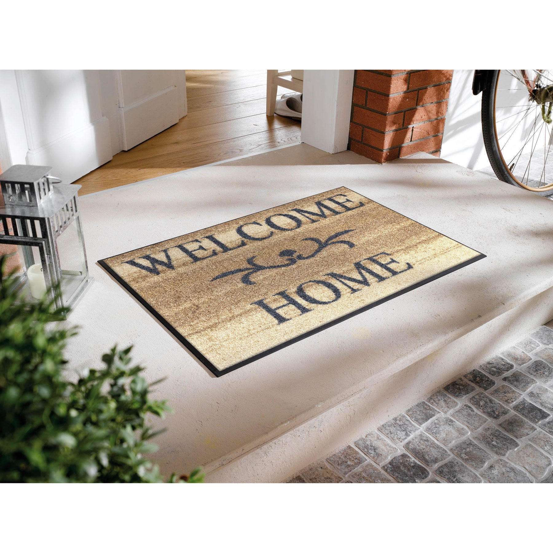 Fußmatte 50x75 Welcome Home beige beige