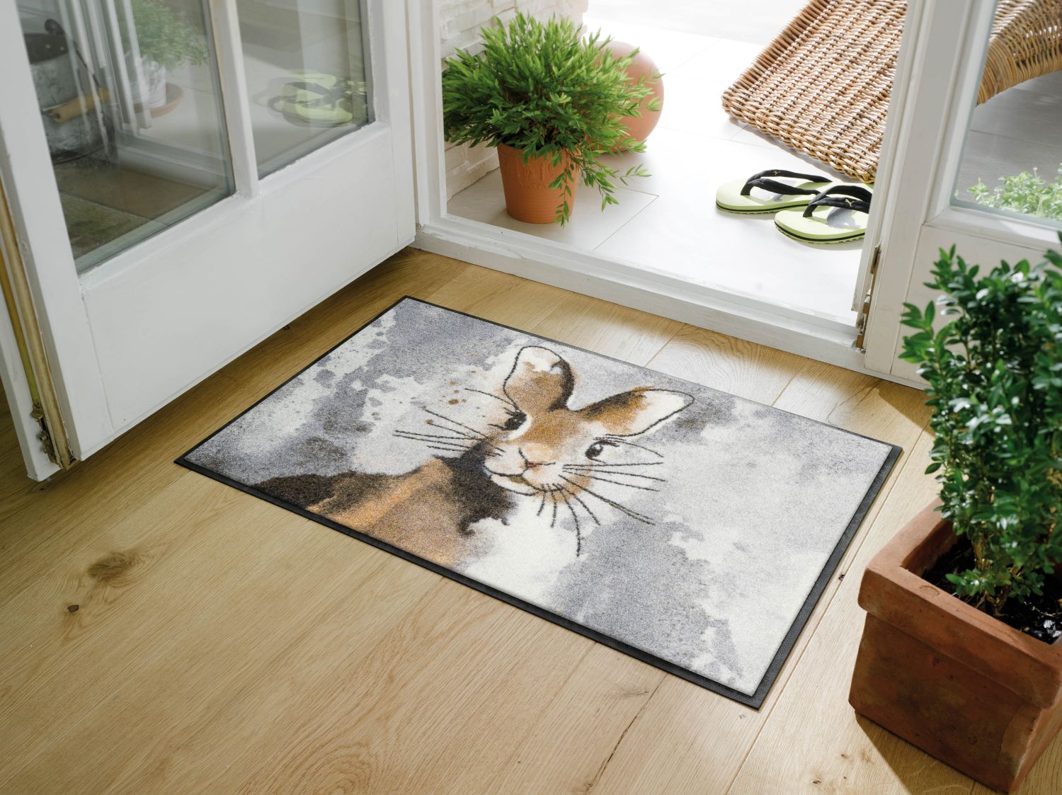 Fußmatte 50x75 Hopps beige