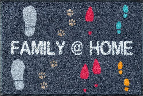 Fußmatte 50x75 Family @ Home anthrazit