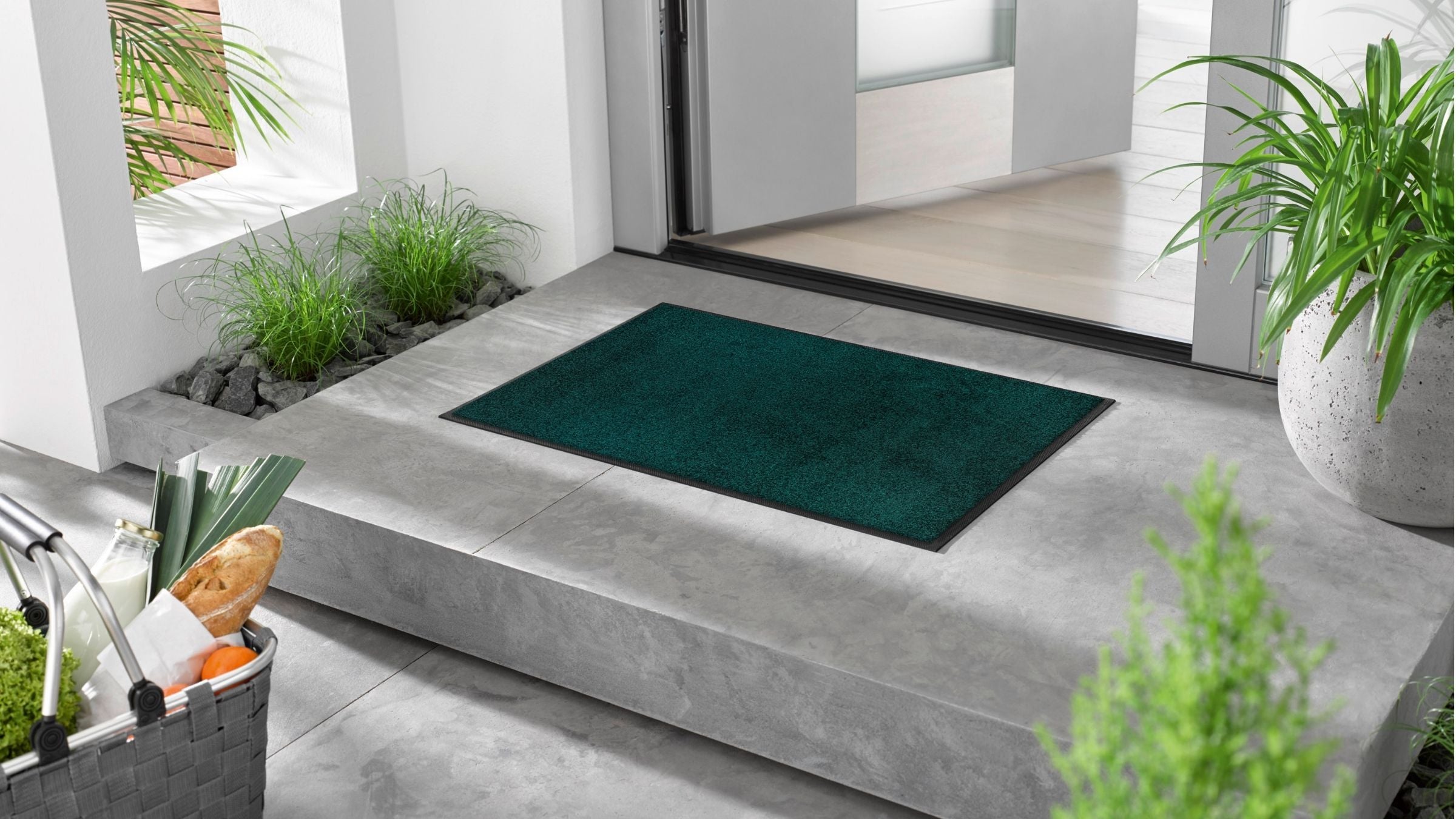 Fußmatten - Uni-Grün