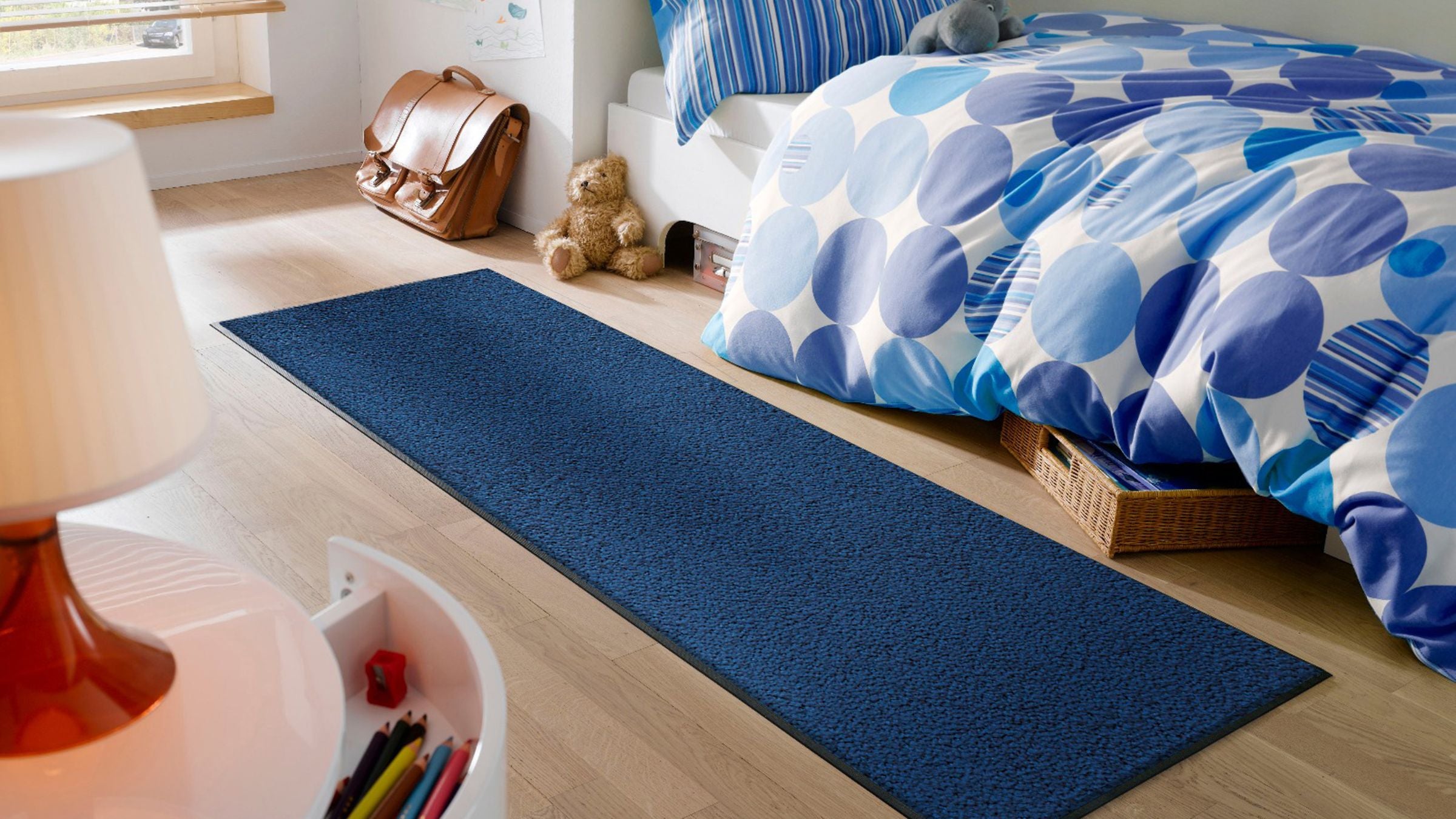 Fußmatten - Uni-Blau